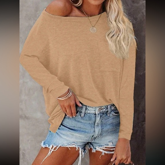 Plus size long sleeve comfy casual top - Picture 14 of 16